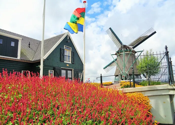 Spacious In The Beemster Near A Windmill Middenbeemster