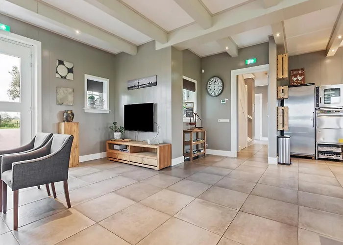 Spacious In The Beemster Near A Windmill